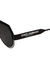 Matte black D-frame sunglasses - Dolce & Gabbana