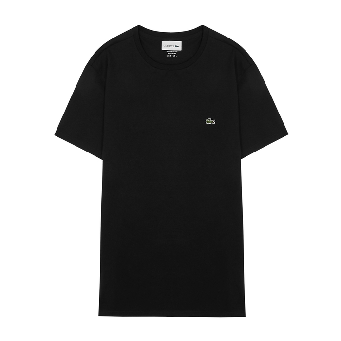 Lacoste Black Logo Cotton T-shirt