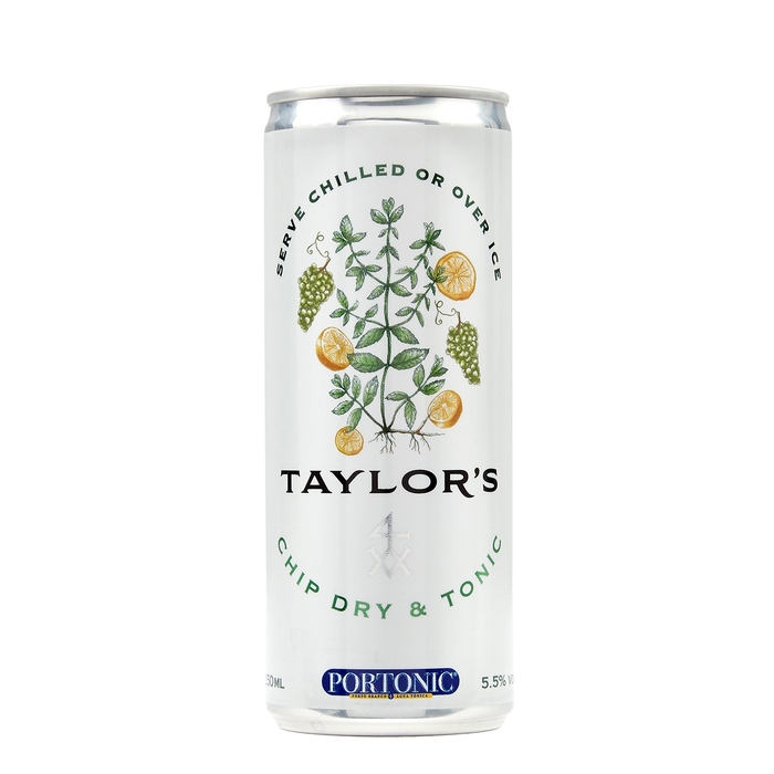 Taylor's Chip Dry White Port & Tonic Can 250ml