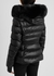 Grenoble Armonique black fur-trimmed shell jacket - Moncler