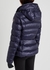 Grenoble Armonique navy fur-trimmed shell jacket - Moncler