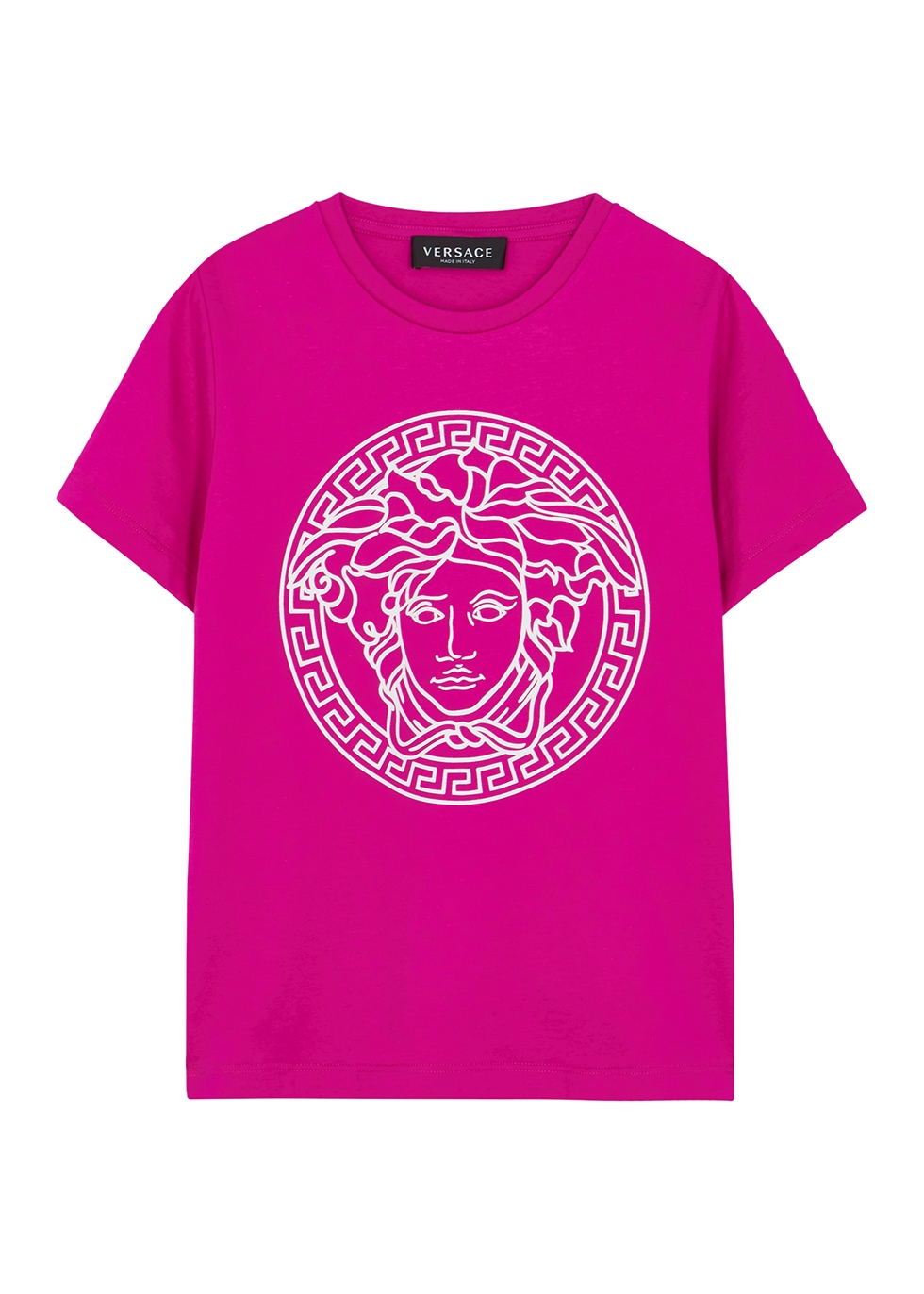 Pink Medusa-print cotton T-shirt (4-6 years)