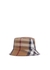Exaggerated check cotton canvas bucket hat - Burberry