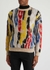 Intarsia wool-blend jumper - Saint Laurent
