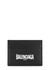 Black logo-print leather card holder - Balenciaga