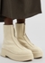 Ecru nubuck ankle boots - THE ROW