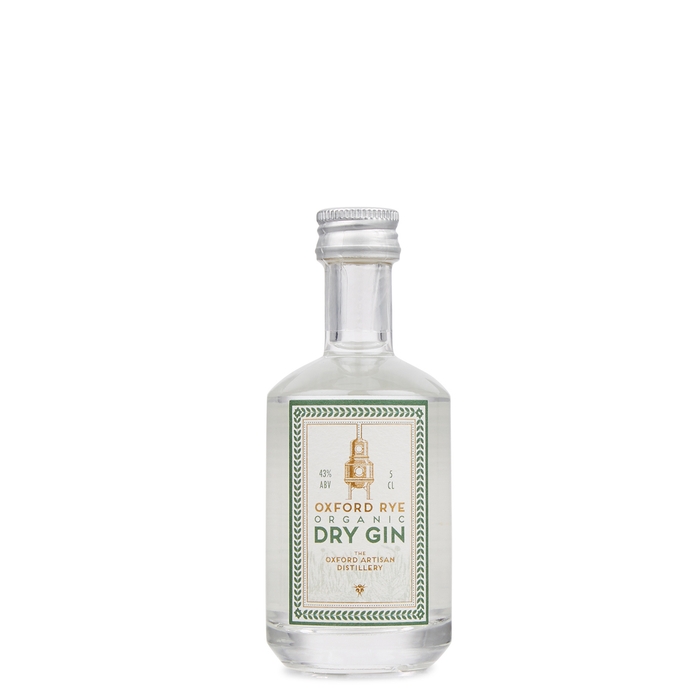 The Oxford Artisan Distillery Oxford Rye Organic Dry Gin Miniature 50ml