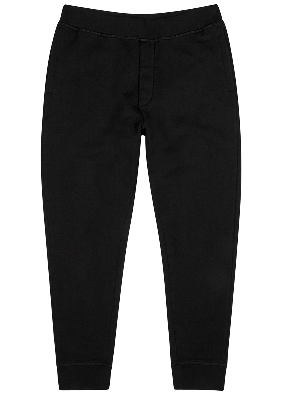 Black cotton sweatpants