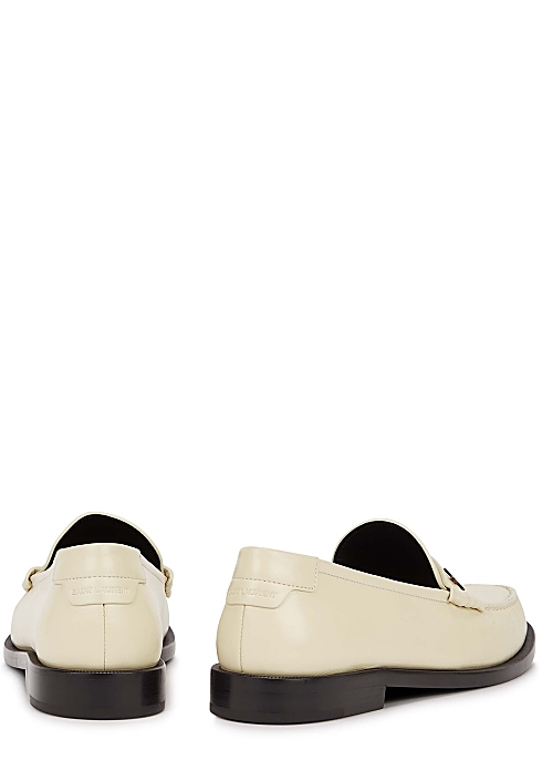 Undervisning Velkendt heroisk Topshop Lola Leather Loafer With Chain Detial In White