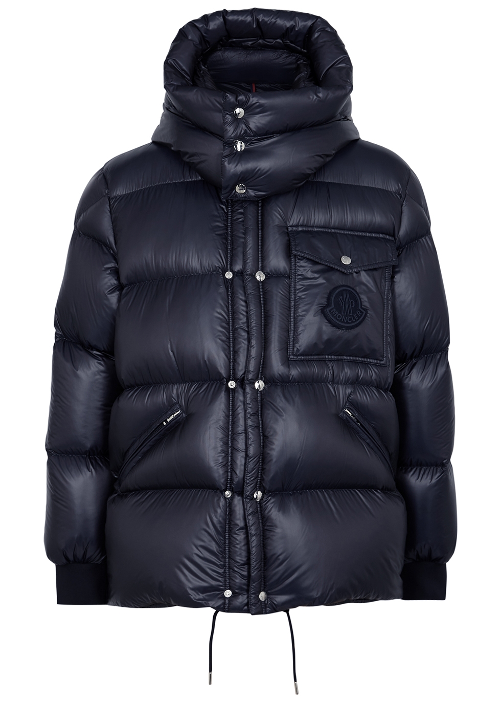 Moncler Lamentin navy quilted shell jacket - Harvey Nichols