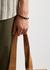 Medium brown braided leather bracelet - Tateossian