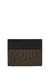 Brown FF leather card holder - Fendi