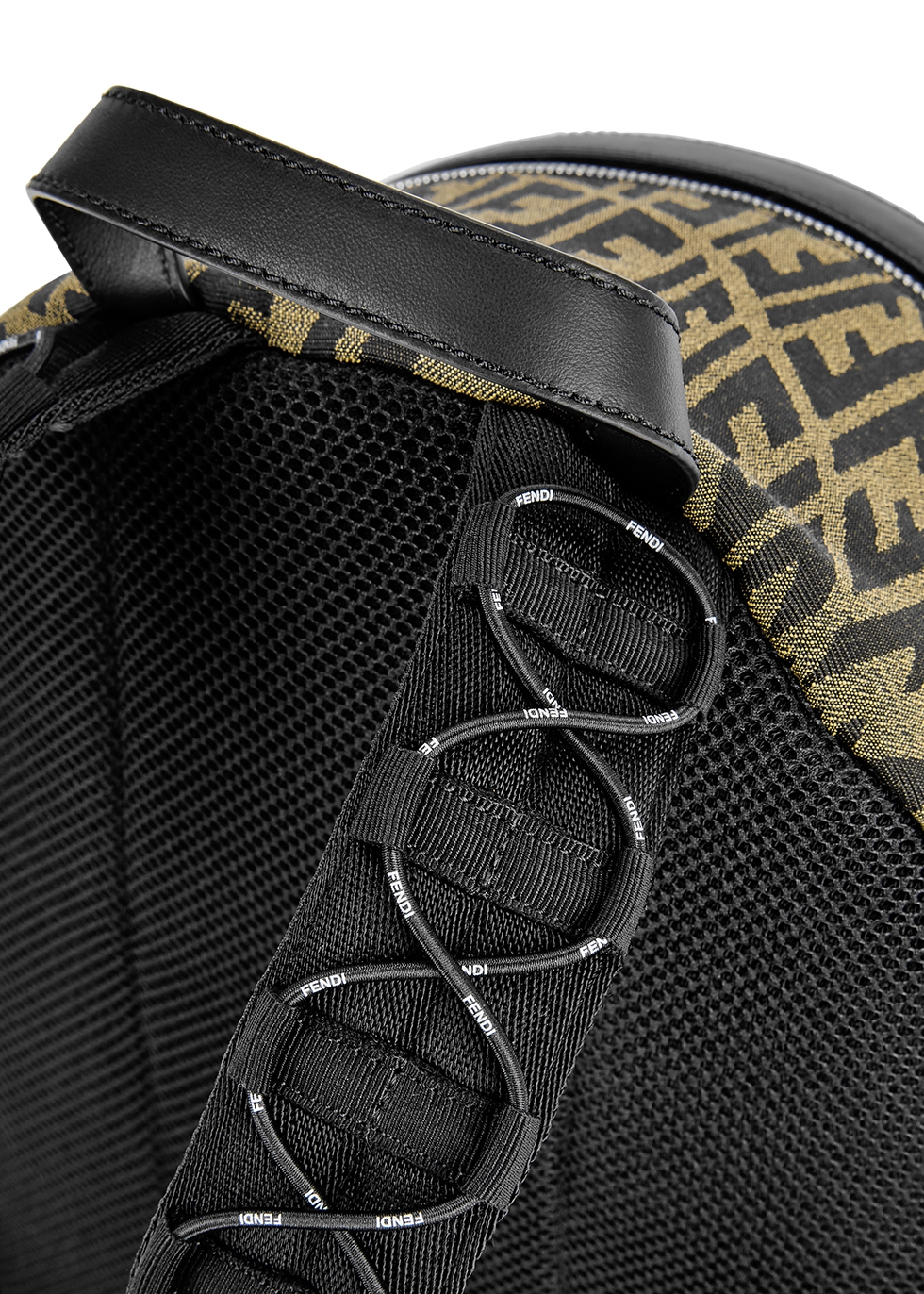 Fendi FF monogrammed canvas backpack - Harvey Nichols