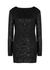 Vladislav black sequin mini dress - IN THE MOOD FOR LOVE