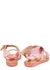 KIDS Little Ikaria metallic pink leather sandals - Ancient Greek Sandals