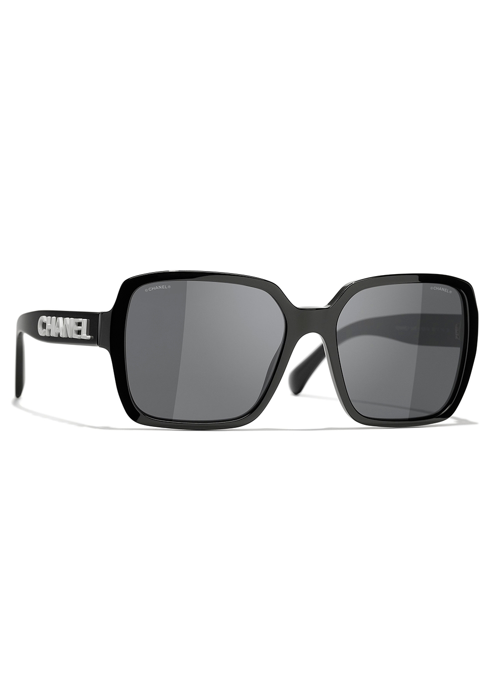 Chanel White Frame CC Logo Sunglasses  6030  Yoogis Closet