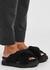 Fuzz Sugar Cross black wool-blend slippers - UGG
