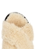 Fuzz Sugar Cross cream wool-blend slippers - UGG
