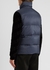 Navy reversible quilted shell gilet - Fendi