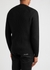 Black logo-intarsia wool jumper - Fendi