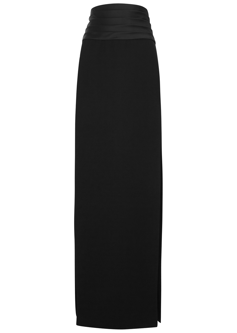 Black split maxi skirt | SheFinds