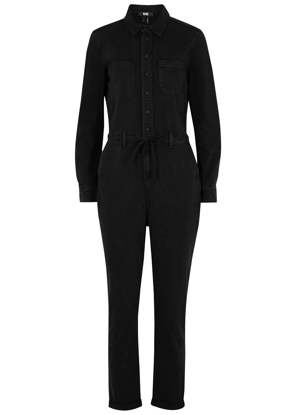 Paige Christy black stretch-denim jumpsuit - Harvey Nichols
