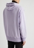 Lilac printed hooded cotton sweatshirt - Givenchy