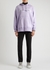 Lilac printed hooded cotton sweatshirt - Givenchy