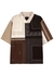 Brown bandana-print panelled cotton shirt - Givenchy