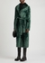 Dark green reversible shearling coat - Yves Salomon