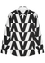 Monochrome logo-print cotton shirt - Valentino