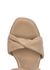 Twist 95 almond leather sandals - AQUAZZURA