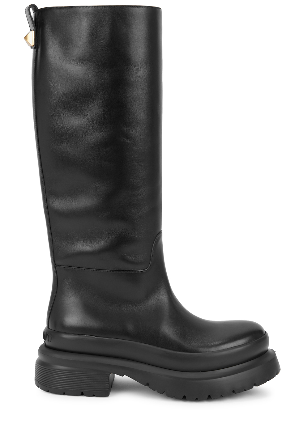 Valentino Garavani Roman Stud leather knee-high boots