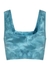 Good Karma tie-dyed stretch-jersey bra top - Free People Movement