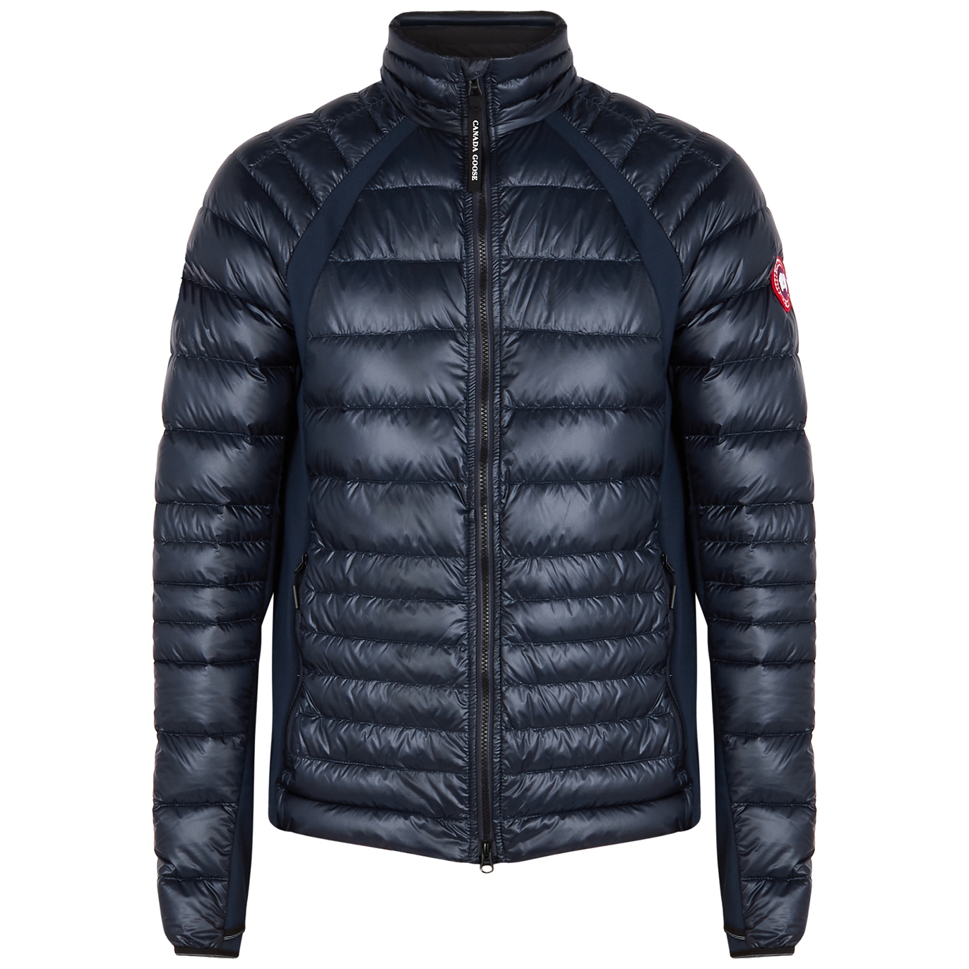 Canada Goose Hybridge Lite Navy Quilted Shell Jacket In Blue