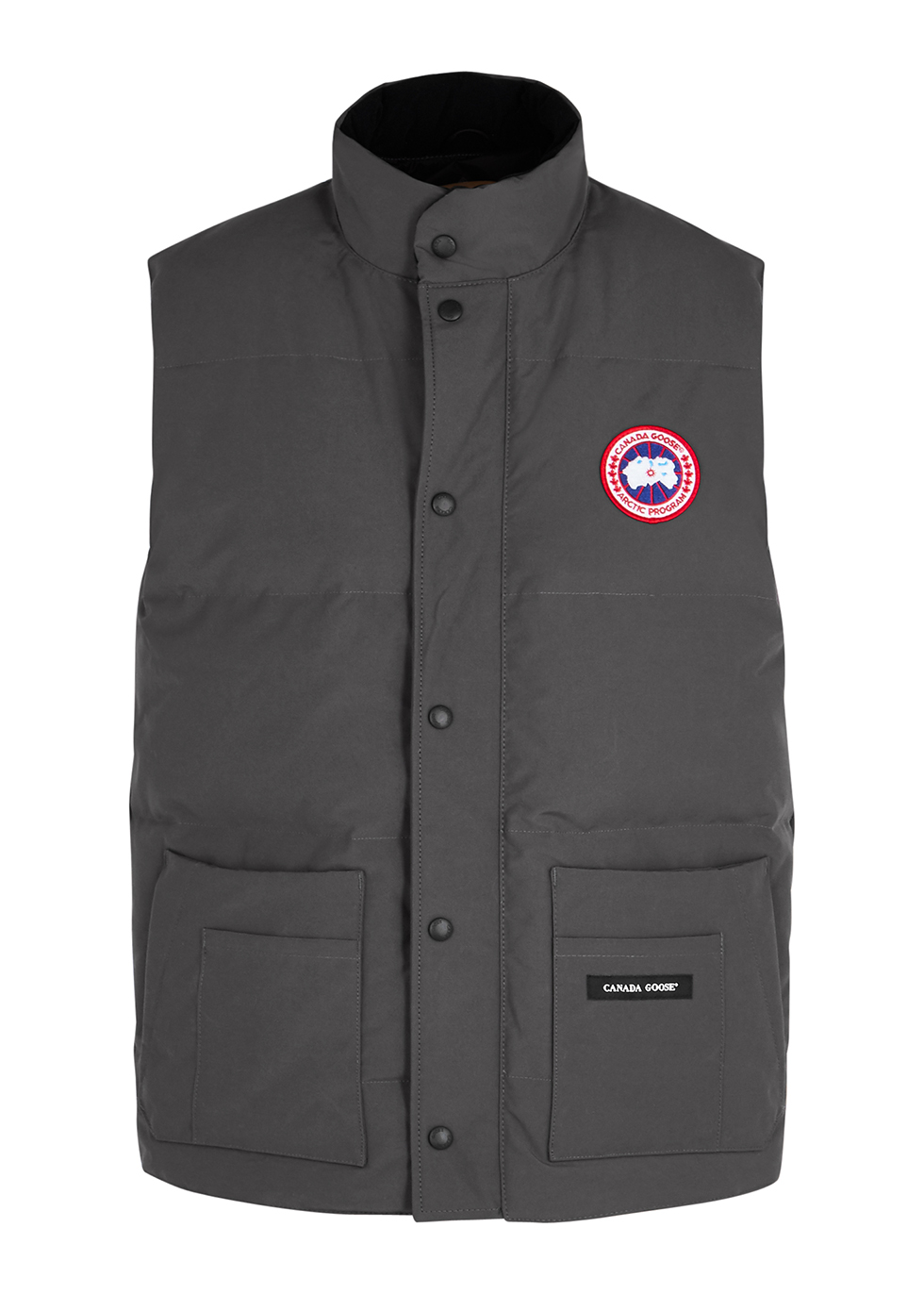 Canada Goose Freestyle dark grey quilted Artic-Tech shell gilet ...