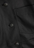 Black leather shirt - Vince