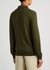 Darese green cashmere-blend polo top - THE ROW