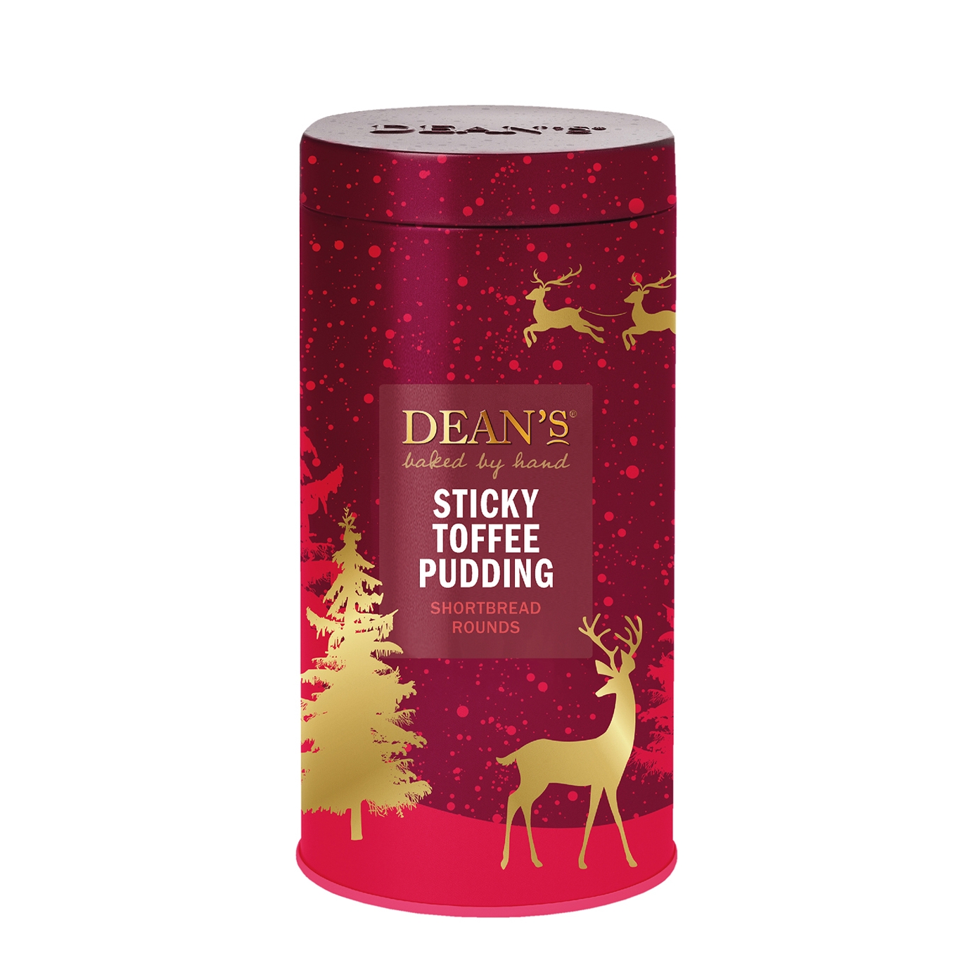 Dean's Sticky Toffee Pudding Shortbread Rounds Tin 150g