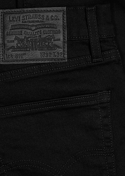 Levi's 511 black slim-leg jeans - Harvey Nichols