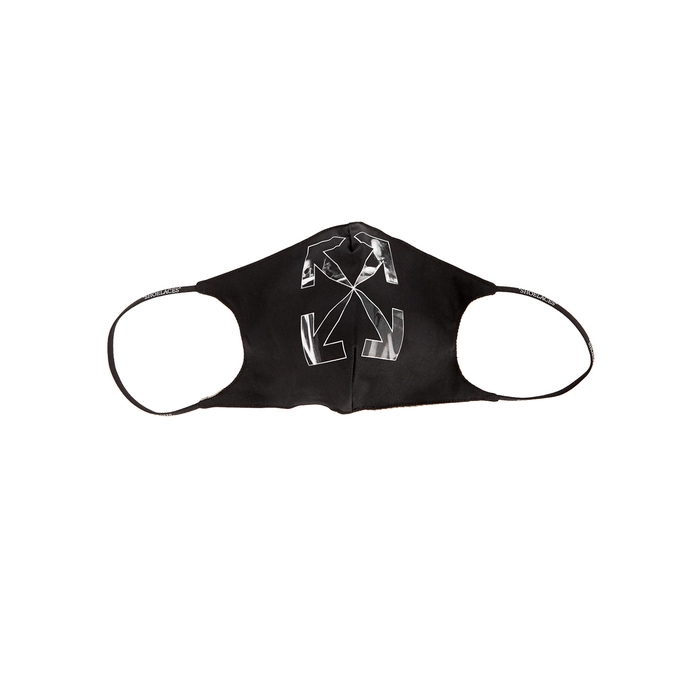 Off-White Caravaggio Arrows Black Cotton Face Mask