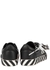 Vulcanized black leather sneakers - Off-White