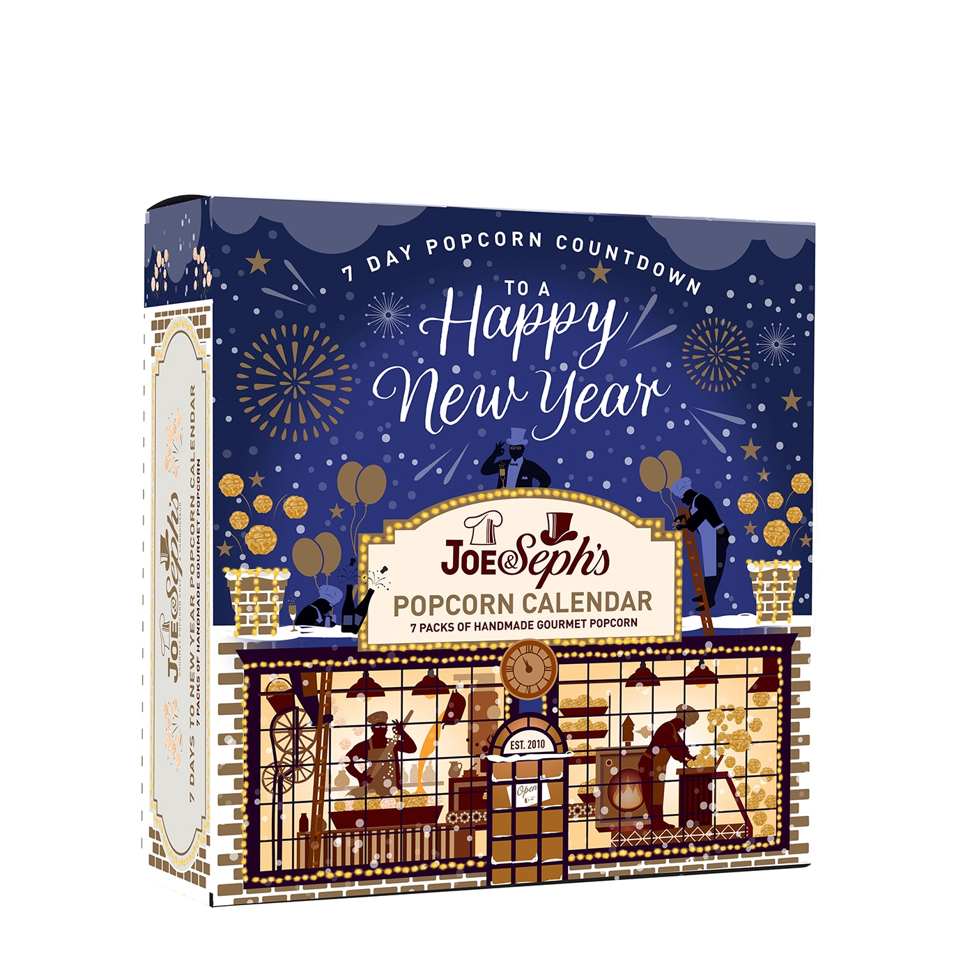 Joe & Seph's Happy New Year Gourmet Popcorn Calendar 49g