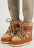 X Moon Boot brown panelled snow boots - Chloé