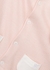 Pink striped jersey cardigan - MORI