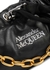 The Bundle mini black leather shoulder bag - Alexander McQueen