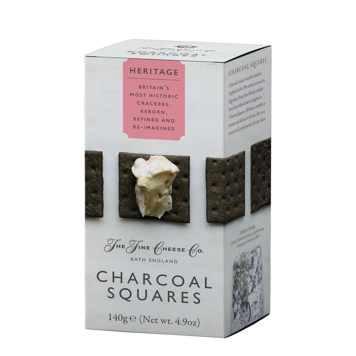 The Fine Cheese Company Charcoal Squares 140g
