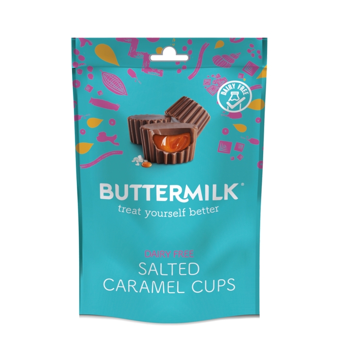 BUTTERMILK Vegan Salted Caramel Cups Bag 100g