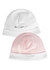 Pink and white cotton hat set - Givenchy