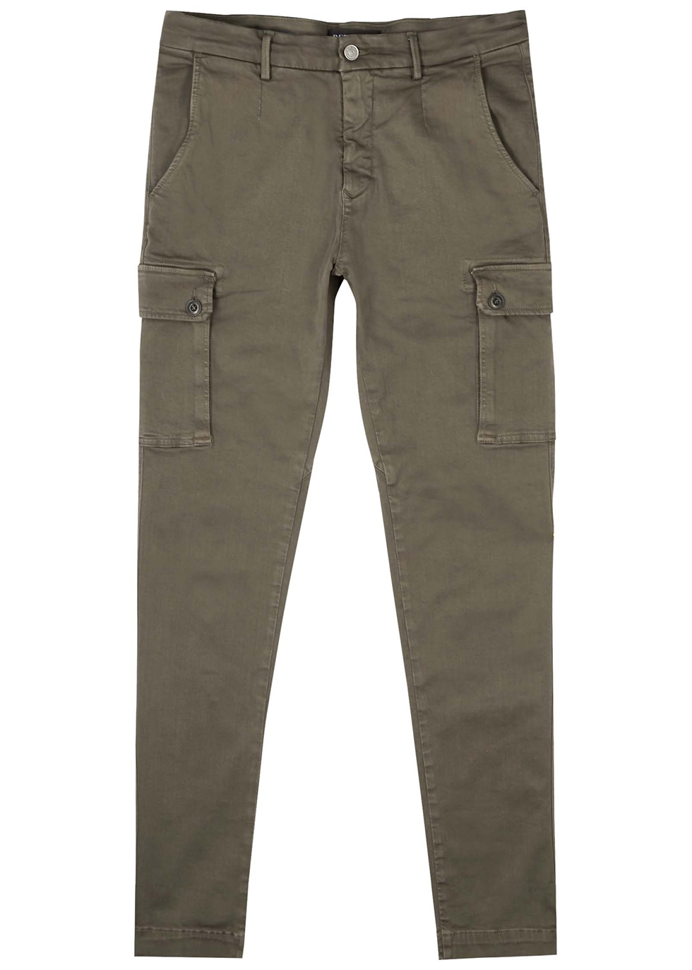 Replay Jann Hyperflex X.LITE green slim-leg cargo trousers - Harvey Nichols